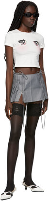 Nodress White Twinkle Eyes Printed T-Shirt - ShopStyle